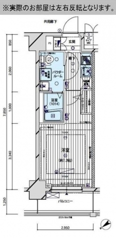 メインステージ亀戸の間取り図