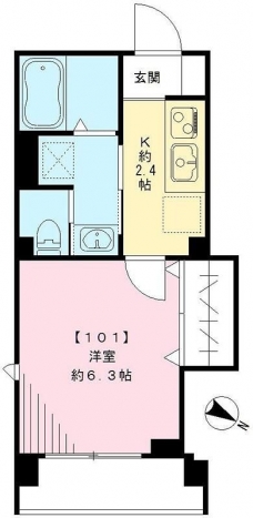 Lahaina　ラハイナの間取り図