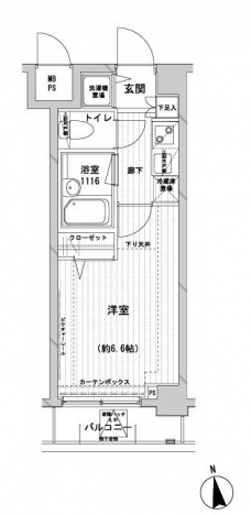 メインステージ桜上水の間取り図