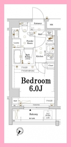 アクサス品川レジデンスの間取り図
