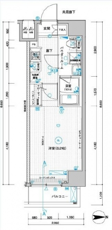 メインステージ武蔵関駅前IIの間取り図