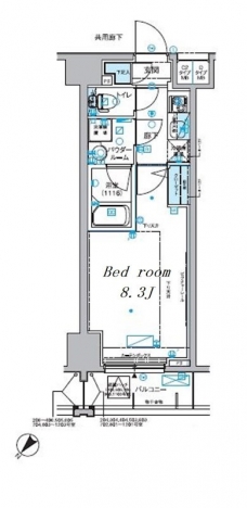 メインステージ小竹向原の間取り図