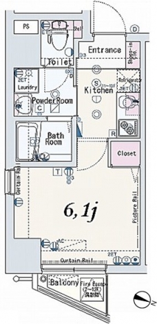アイフェリーク神田の間取り図