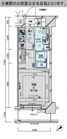 メインステージ亀戸の間取り図