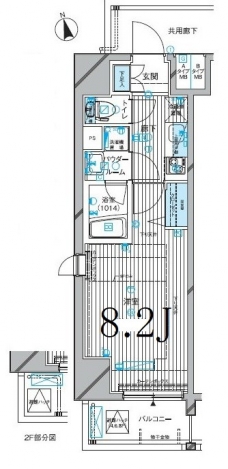 メインステージ西荻窪駅前ソレイユの間取り図
