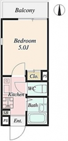 高円寺レジデンスの間取り図