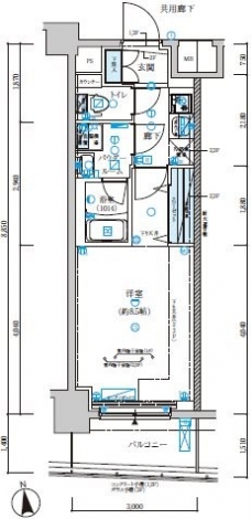 メインステージ浮間公園の間取り図