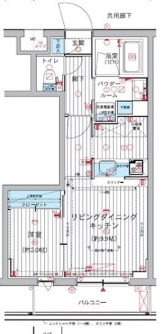 メインステージ練馬春日町の間取り図