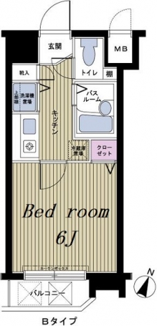 フェニックス幡ヶ谷壱番館の間取り図