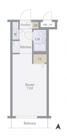 ダイアパレス氷川台の間取り図