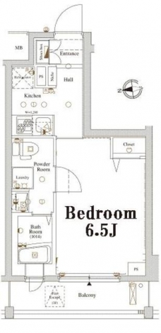 アクサス大塚の間取り図