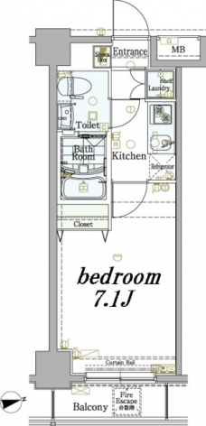 エクシム大森の間取り図
