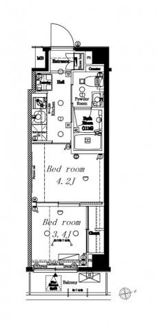 アークマーク代田橋の間取り図