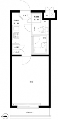 ルーブル練馬参番館の間取り図