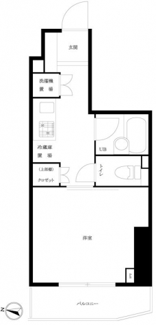 ルーブル池袋の間取り図