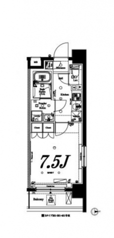 アクサス中野大和町の間取り図