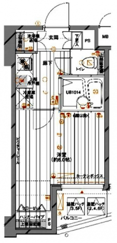 メインステージ赤塚の間取り図