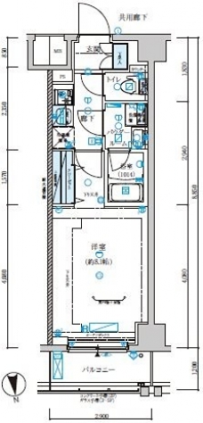 メインステージ浮間公園の間取り図