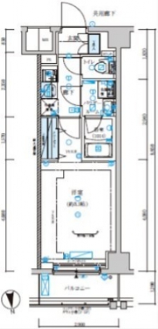 メインステージ浮間公園の間取り図