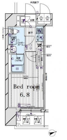 メインステージ蒲田Vの間取り図