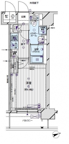 メインステージ蒲田Vの間取り図