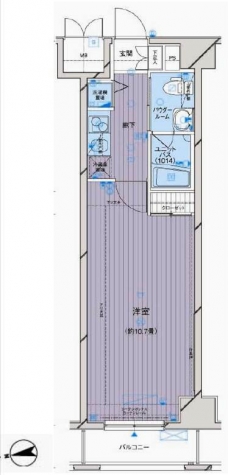 メインステージ大山の間取り図