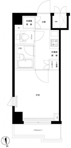 ルーブル大井町参番館の間取り図