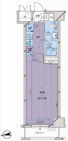 メインステージ大山の間取り図
