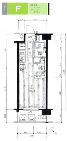 プレール・ドゥーク東京CANALの間取り図