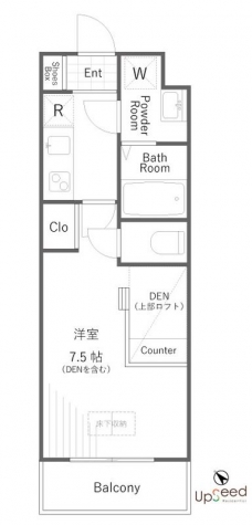 The Well Mejiroの間取り図