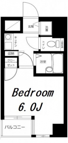 アイフェリーク日本橋の間取り図