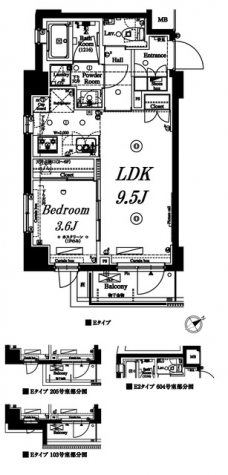 AXAS渋谷笹塚の間取り図