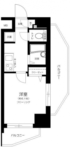 クレイス・プリンシア池袋の間取り図