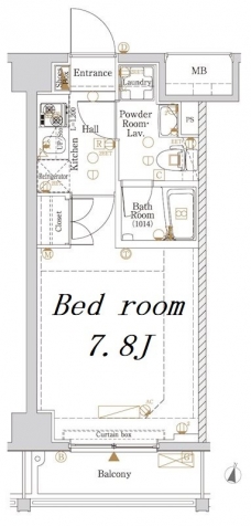 ブランノアール北赤羽の間取り図