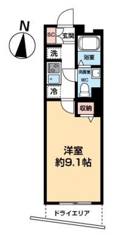 ＮＥＸＡＳ ＥＢＡＲＡの間取り図