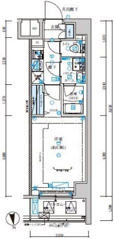 メインステージ浮間公園の間取り図