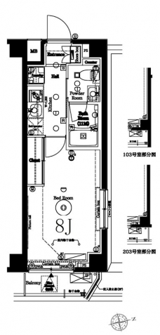 アークマーク代田橋の間取り図