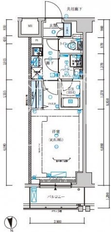 メインステージ浮間公園の間取り図