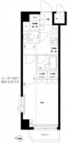 ルーブル明大前の間取り図