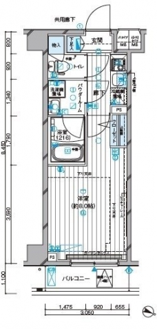 メインステージ板橋志村IIの間取り図