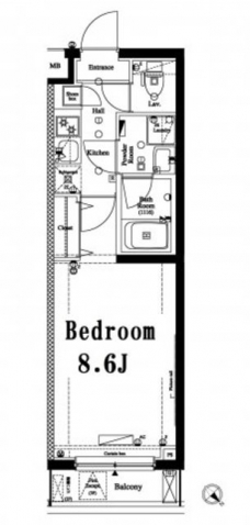 アクサス新江古田の間取り図