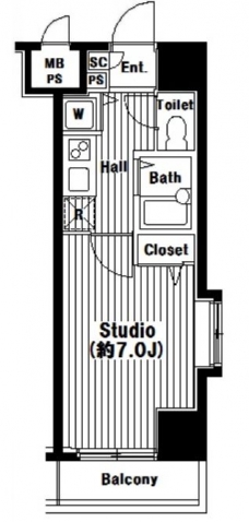 グランド・ガーラ芝公園の間取り図