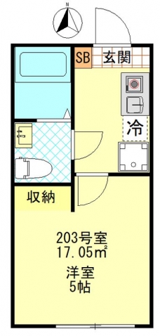 フィーカ板橋の間取り図