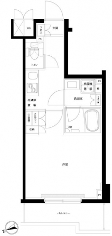 ルーブル板橋東新町弐番館の間取り図