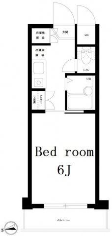 ルーブル世田谷の間取り図