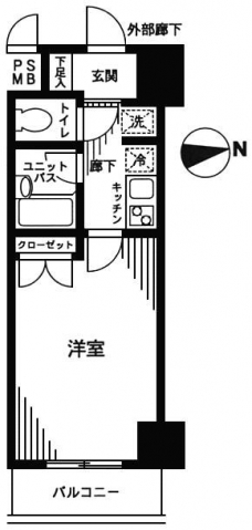 グランヴァン荻窪IIの間取り図