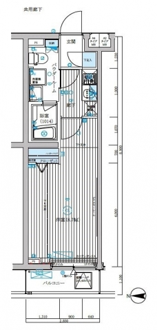 メインステージ武蔵関駅前の間取り図