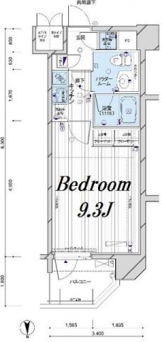 メインステージパーク大山の間取り図