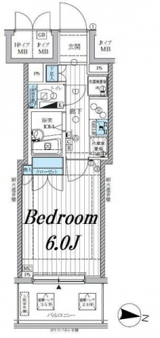 ランドステージ両国の間取り図
