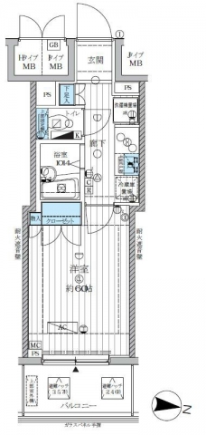ランドステージ両国の間取り図